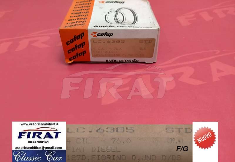 FASCE ELASTICHE FIAT 127 D - PANDA D - UNO D STD (LC6385)